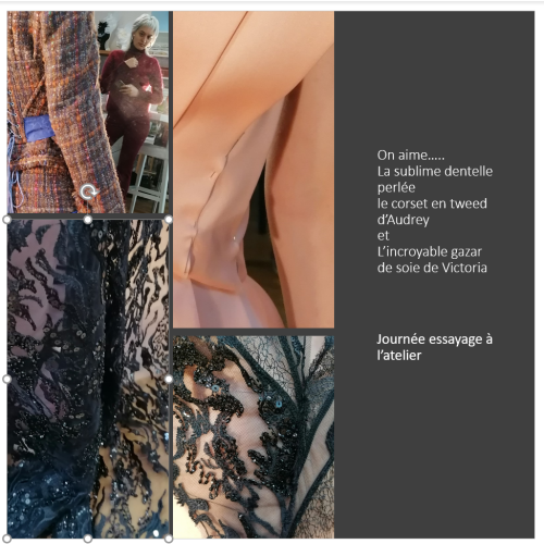 Essayage atelier formation stylisme Belgique