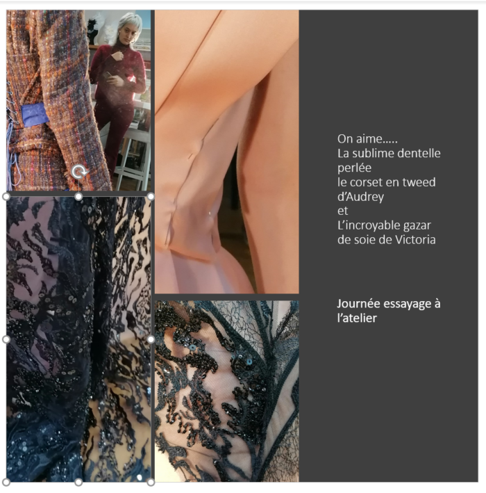 Essayage atelier formation stylisme Belgique