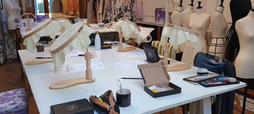 Atelier broderie Haute Couture Bruxelles